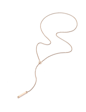 Lariat en or et diamants Linea joaillerie