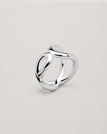 editor64. Bague Bacall Signe Particulier en argent 925.  ref 4300005 Bague Bacall 150,00 €  poids 11,75 gr - Largeur : 1,65 cm  taille : 52/54/56/58/60