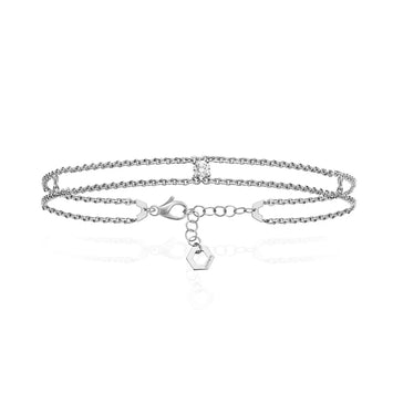 Bracelet en or et diamants Y solitaire