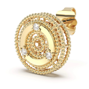 Boucles d'oreilles Round Velluto - S