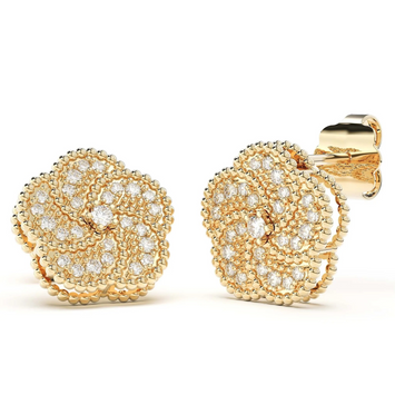 Boucles d'oreilles Diamants Bloomy - S