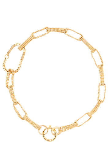 Collier Adeline Cacheux en laiton doré maillons multiples