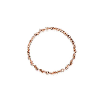 Burato- Bague or rose 18kt chaîne souple en or rose massif.   Formez un simple fil d’or, qui s’adapte à votre doigt comme une seconde peau,  Catena est un symbole de lien indissoluble dans le temps et l’espace, un câlin infini à ceux que vous aimez.