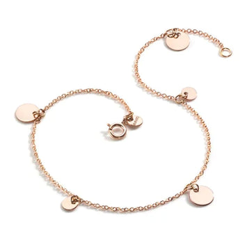 Code : BN978   Bracelet multi paillette or rose 18kt   longueur standard 17 cm. Il peut être commandé plus long sur devis.  Les collections sont réalisées en Or Rose 18 carats et portent toutes l'indication du Titre Or et le poinçon d'identification, selon la réglementation en vigueur.