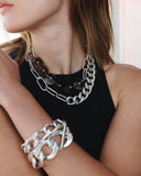 Bracelet Babylone argent