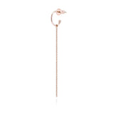Hoop créole unitaire or rose medium
