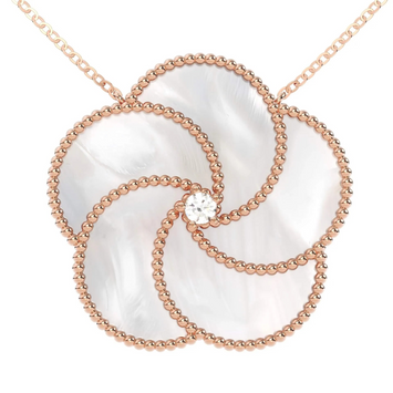 Collier Nacre Or Bloomy 1 - L