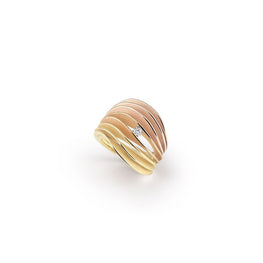 Bague Velaa Star Tricolor