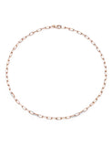 BURATO EDITOR64 Reference
CP654

Technical Data
18 kt rose gold chain necklace

Round cut White Diamonds
Colour: F
Clarity: VVS
Carats: 0.34

Longueur 43 cm - le collier existe en or blanc


Les précieux maillons de la chaîne sont disposés de manière asymétrique pour garantir la luminosité sous tous les angles.