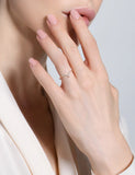 Burato - Bague or rose en V 18kt diamants  diamant Taille ronde Diamants blancs Carats: 0.07 Couleur: G Clarté: Certifications VVS EDITOR 64