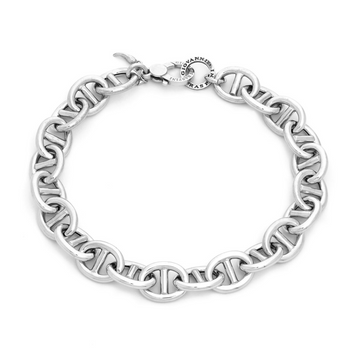 Editor 64 - Collier Chaine Marine (GM) en argent 925. Ref: 12009 - longueur 48cm - fermeture mousqueton et anneau brisé - 
Giovanni Raspini propose des bijoux inspirés de la nature et du thème animalier qui lui est si précieux.
Chaque bijou est fait main en Italie au cœur de la Toscane.