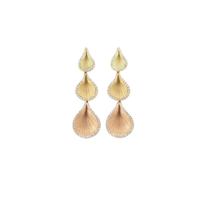 Boucles d'oreilles Goccia Tricolore