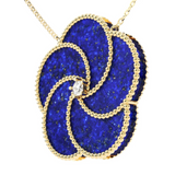 Collier Lapis Bloomy 1 - L