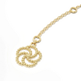 Editor 64 - Bracelet en or jaune/rose/blanc 18 carats finition polie avec un diamant central - Chaîne ajustable -&nbsp;Dimensions: 16cm x 1,5cm x 1,5cm&nbsp;- Taille de l’élément : 13 mm

Inspiré par les formes naturelles, ce bijou est composé de petits éléments ovales finement gravés selon une technique florentine ancienne.

Fabriqué entièrement à la main à Vicenza, capitale de l’orfèvrerie italienne, ce collier reflète l’engagement de La Prima Gioielli pour l’excellence et la tradition. Fondée par la fami