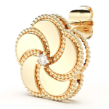 Editor 64 - Boucle d'oreilles en or jaune/rose/blanc 18 carats finition polie avec diamant - Taille de l’élément : 17mm

Inspiré par les formes naturelles, ce bijou est composé de petits éléments ovales finement gravés selon une technique florentine ancienne.

Fabriqué entièrement à la main à Vicenza, capitale de l’orfèvrerie italienne, ce collier reflète l’engagement de La Prima Gioielli pour l’excellence et la tradition. Fondée par la famille Arfa, la marque célèbre le savoir-faire italien et les moments