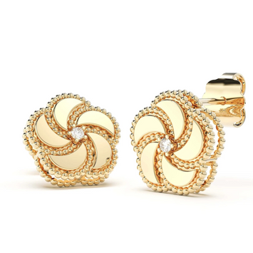 Boucles d'oreilles Or Bloomy - S
