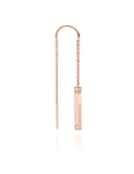 Boucle d'oreille unitaire or et diamants Linea joaillerie