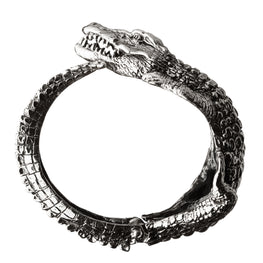 Bracelet crocodile GM en argent 925. Giovanni Raspini propose des bijoux inspirés de la nature et du thème animalier qui lui est si précieux. Chaque bijou est fait main en Italie au cœur de la Toscane.