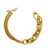 Collier double chaîne en plaqué or Perrine Taverniti