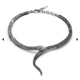 Giovanni Raspini - 11254 - collier serpent -longueur 45cm - fermoir ajustable - made in italy - collier en argent - 580€