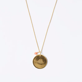 Collier médaille en vermeil motif Abeille Par Coeur