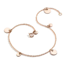  Code : BN978   Bracelet multi paillette or rose 18kt   longueur standard 17 cm. Il peut être commandé plus long sur devis.  Les collections sont réalisées en Or Rose 18 carats et portent toutes l'indication du Titre Or et le poinçon d'identification, selon la réglementation en vigueur.