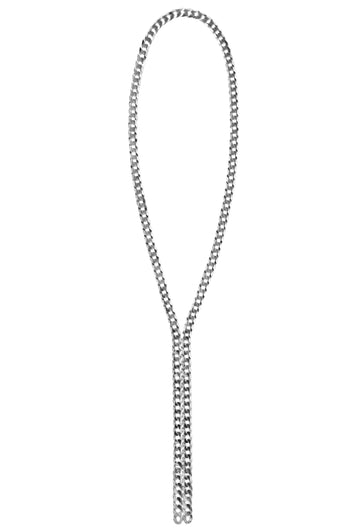 Collier sautoir chaine gourmette Charles. Argent 925  Sautoir maillon gourmette en argent massif 925e   100% Argent 925/1000   Confectionné à Paris dans l'atelier d'Adeline Cacheux.