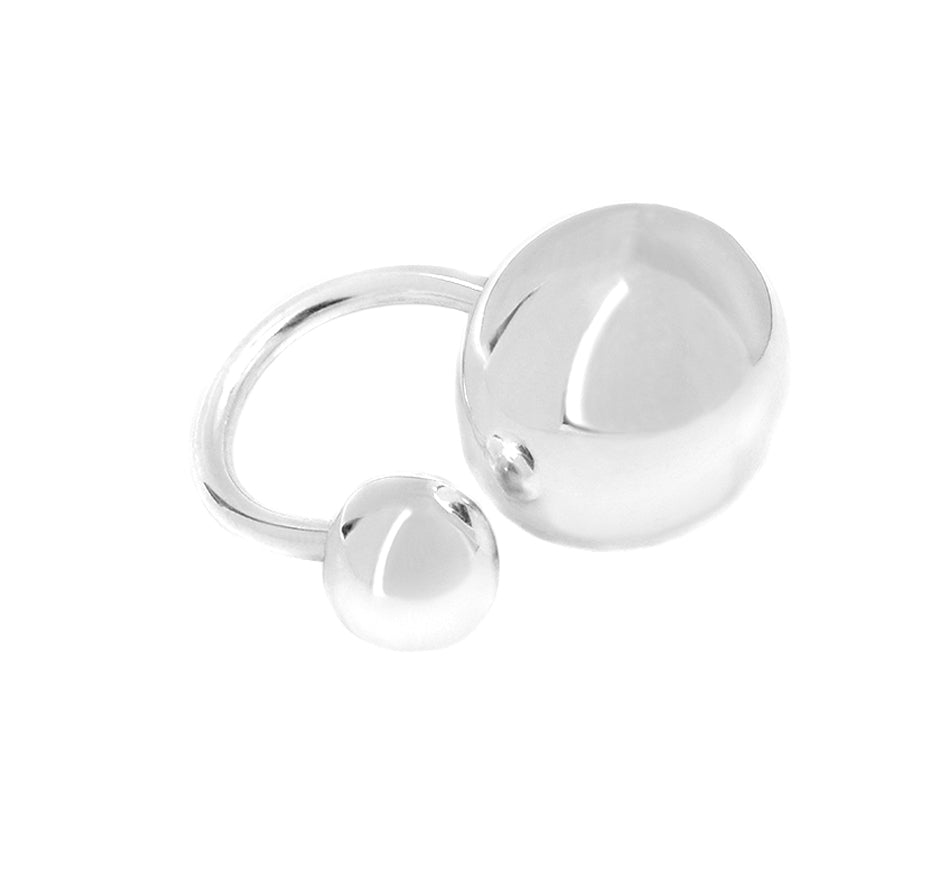 Bague Boule XL argent Adeline Cacheux