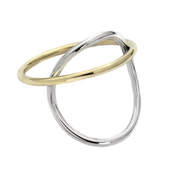 Bague Circles en argent et or 18 ct Adeline Cacheux